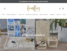 Tablet Screenshot of fireflies.com.au